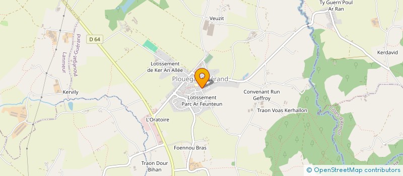 localisation de l'entreprise MONSIEUR ALEXANDRE MOYOU  PLOUEGAT-GUERAND