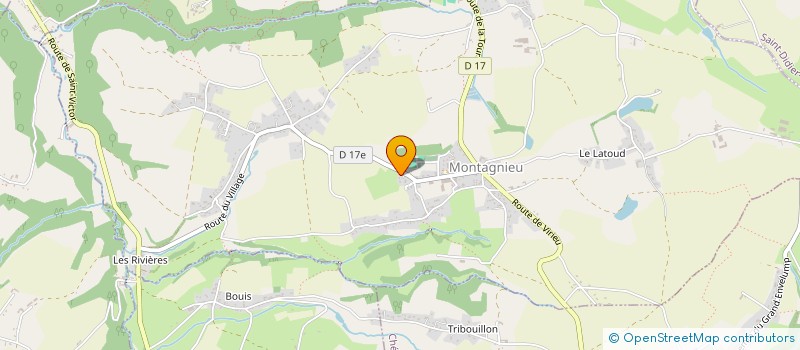 localisation de l'entreprise MONSIEUR ALEXANDRE MOYROUD à MONTAGNIEU