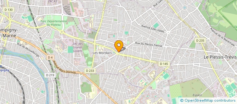 localisation de l'entreprise MONSIEUR ALEXANDRE MOZDARI  CHAMPIGNY-SUR-MARNE