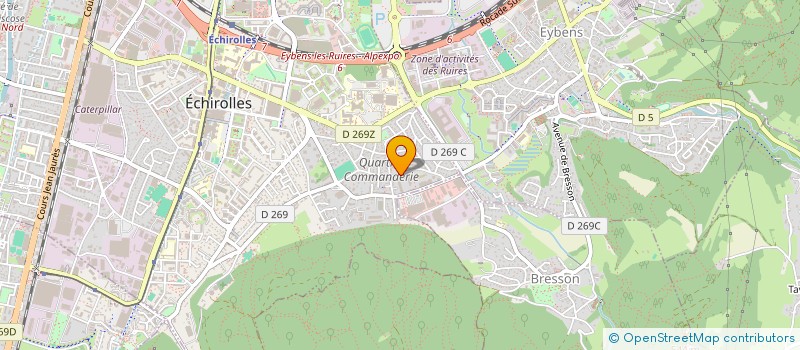 localisation de l'entreprise MONSIEUR ALEXANDRE MUCCI  ECHIROLLES