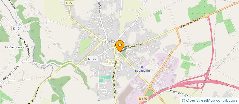 localisation de l'entreprise MONSIEUR ALEXANDRE MULAC  BEUZEVILLE