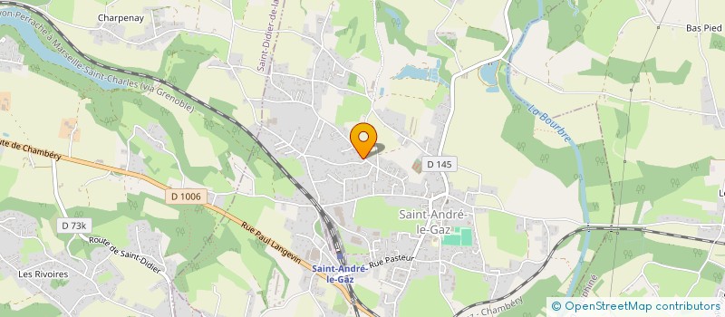 localisation de l'entreprise MONSIEUR ALEXANDRE MULIN  SAINT-ANDRE-LE-GAZ