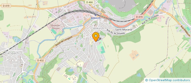 localisation de l'entreprise MONSIEUR ALEXANDRE MULLER  ALTKIRCH