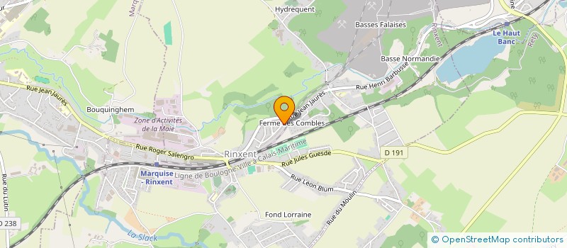 localisation de l'entreprise MONSIEUR ALEXANDRE MULLER  RINXENT