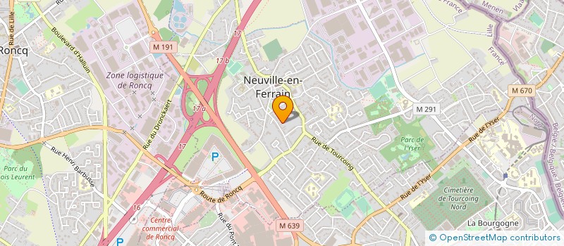 localisation de l'entreprise MONSIEUR ALEXANDRE MULLIER  BAISIEUX