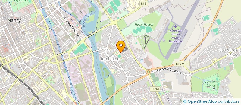 localisation de l'entreprise MONSIEUR ALEXANDRE MULUMBA  TOMBLAINE