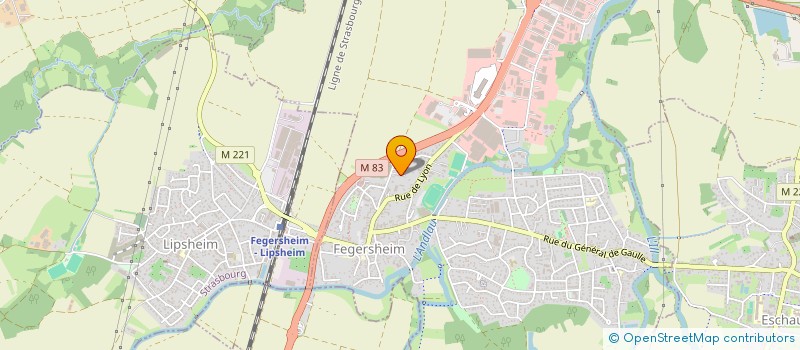 localisation de l'entreprise MONSIEUR ALEXANDRE MUNIER  FEGERSHEIM