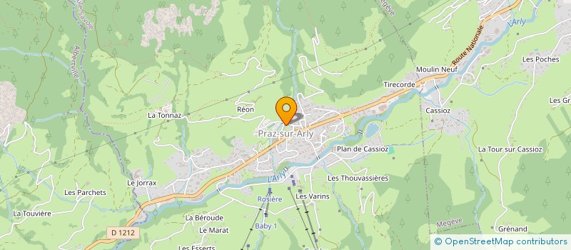 localisation de l'entreprise MONSIEUR ALEXANDRE MUNSCH  PRAZ-SUR-ARLY