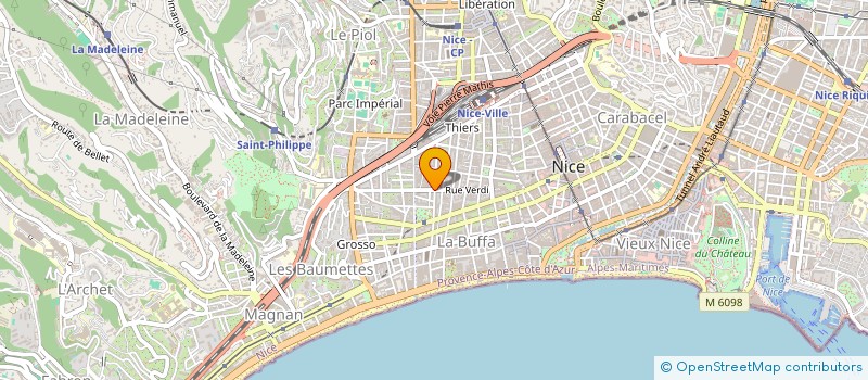 localisation de l'entreprise MONSIEUR ALEXANDRE MURAT  NICE