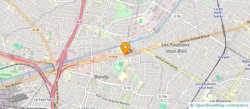 localisation de l'entreprise MONSIEUR ALEXANDRE MUSSARD  BONDY