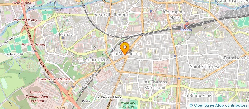 localisation de l'entreprise MONSIEUR ALEXANDRE MUSSET  RENNES