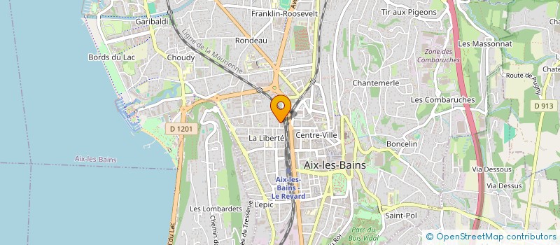 localisation de l'entreprise MONSIEUR ALEXANDRE MUZZARELLI  AIX-LES-BAINS