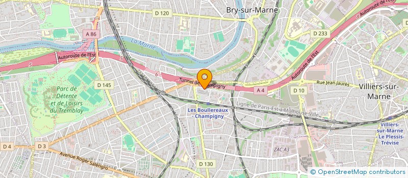 localisation de l'entreprise MONSIEUR ALEXANDRE NADA à CHAMPIGNY-SUR-MARNE