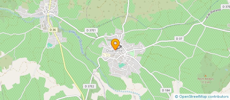 localisation de l'entreprise MONSIEUR ALEXANDRE NAN  QUARANTE