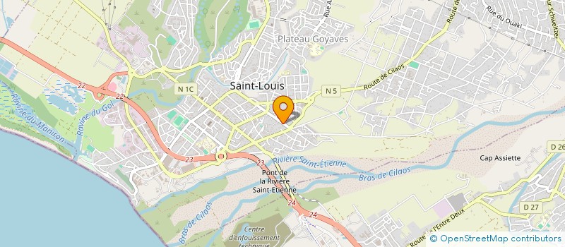 localisation de l'entreprise MONSIEUR ALEXANDRE NARAYANIN à SAINT-LOUIS