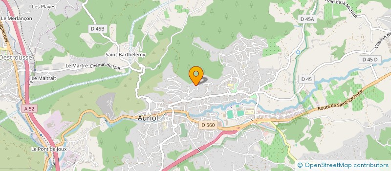 localisation de l'entreprise MONSIEUR ALEXANDRE NASCIMENTO  AURIOL