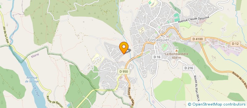 localisation de l'entreprise MONSIEUR ALEXANDRE NAYROLLES à FORCALQUIER