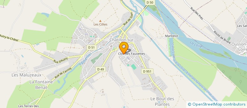 localisation de l'entreprise MONSIEUR ALEXANDRE NEAU à CHATILLON-SUR-LOIRE