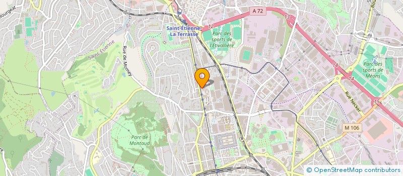 localisation de l'entreprise MONSIEUR ALEXANDRE NECHAB  SAINT-ETIENNE