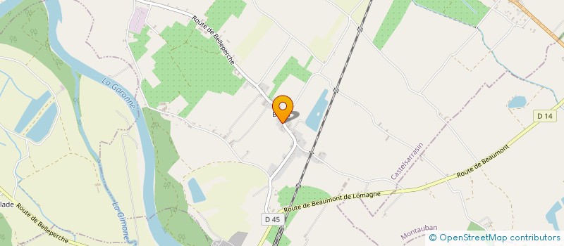 localisation de l'entreprise MONSIEUR ALEXANDRE NEE  CASTELSARRASIN