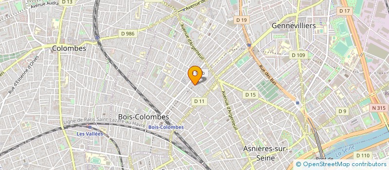 localisation de l'entreprise MONSIEUR ALEXANDRE NEUVIALE à BOIS-COLOMBES