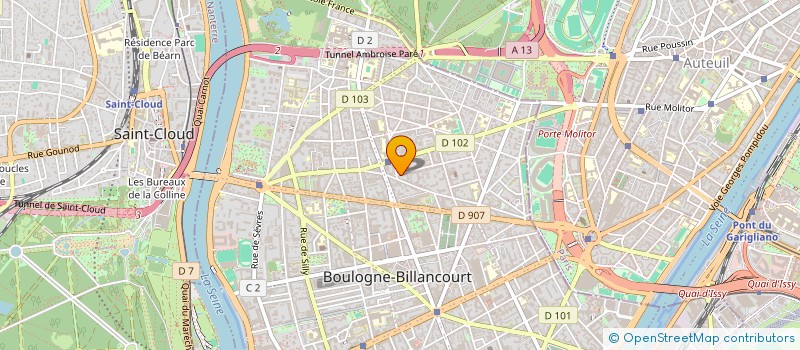 localisation de l'entreprise MONSIEUR ALEXANDRE NEVEU à BOULOGNE-BILLANCOURT