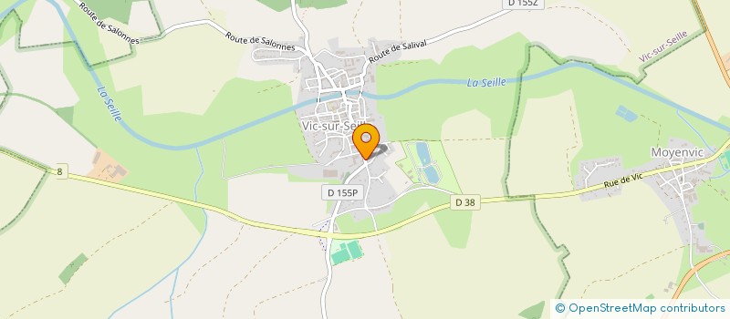 localisation de l'entreprise MONSIEUR ALEXANDRE NICAISE  VIC-SUR-SEILLE