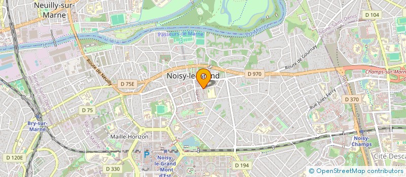 localisation de l'entreprise MONSIEUR ALEXANDRE NICOLI  NOISY-LE-GRAND