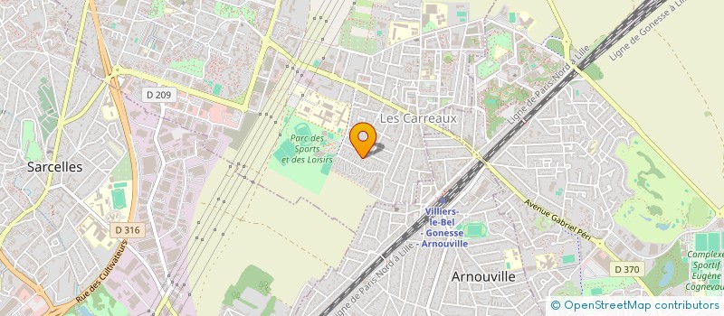 localisation de l'entreprise MONSIEUR ALEXANDRE NIGUET à VILLIERS-LE-BEL