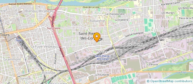 localisation de l'entreprise MONSIEUR ALEXANDRE NIQUET  SAINT-PIERRE-DES-CORPS