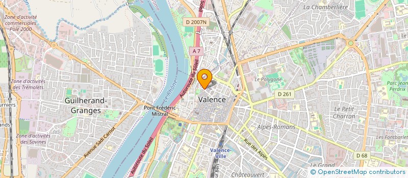localisation de l'entreprise MONSIEUR ALEXANDRE NIREFOIS à VALENCE