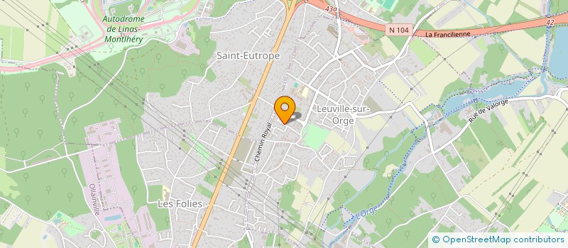 localisation de l'entreprise MONSIEUR ALEXANDRE NITAQ  LEUVILLE-SUR-ORGE