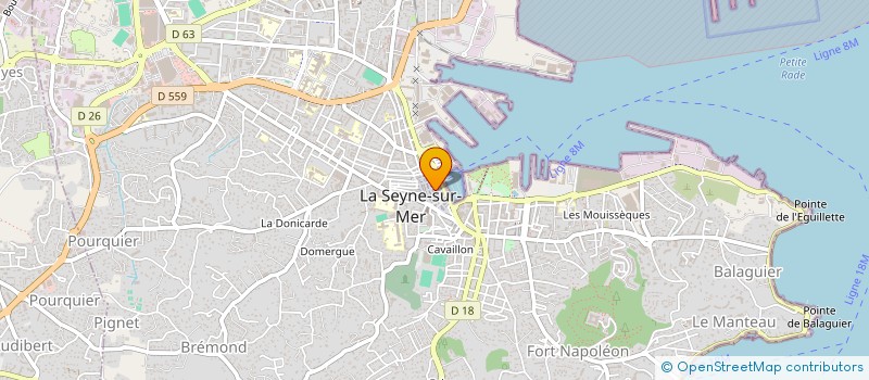 localisation de l'entreprise MONSIEUR ALEXANDRE NO BERT  LA SEYNE-SUR-MER