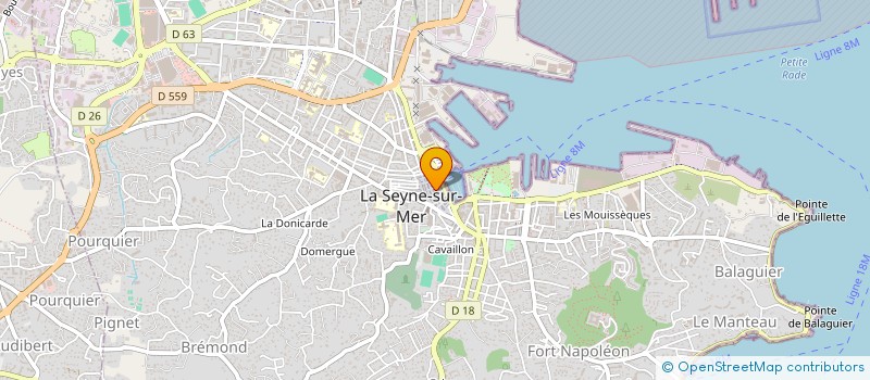 localisation de l'entreprise MONSIEUR ALEXANDRE NOBERT  LA SEYNE-SUR-MER