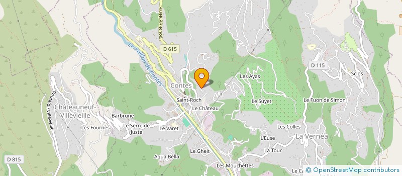 localisation de l'entreprise MONSIEUR ALEXANDRE NOBILE  CONTES