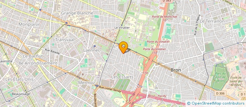 localisation de l'entreprise MONSIEUR ALEXANDRE NOBLET  BRON