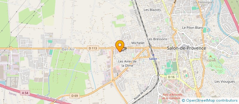 localisation de l'entreprise MONSIEUR ALEXANDRE NOGUERA  SALON-DE-PROVENCE