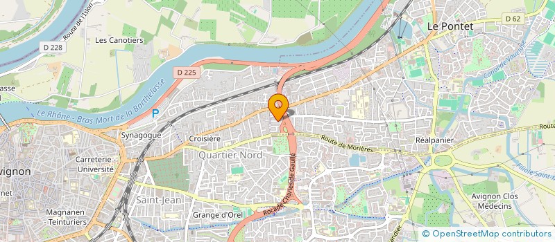 localisation de l'entreprise MONSIEUR ALEXANDRE NOLLET  LE PONTET