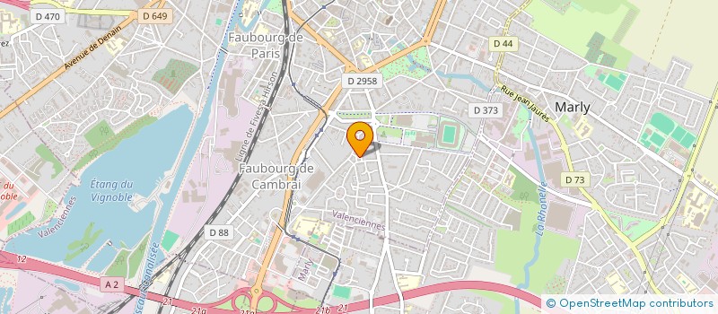 localisation de l'entreprise MONSIEUR ALEXANDRE NOLLET  AULNOY-LEZ-VALENCIENNES