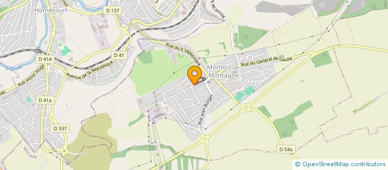 localisation de l'entreprise MONSIEUR ALEXANDRE NOSAL  MONTOIS-LA-MONTAGNE