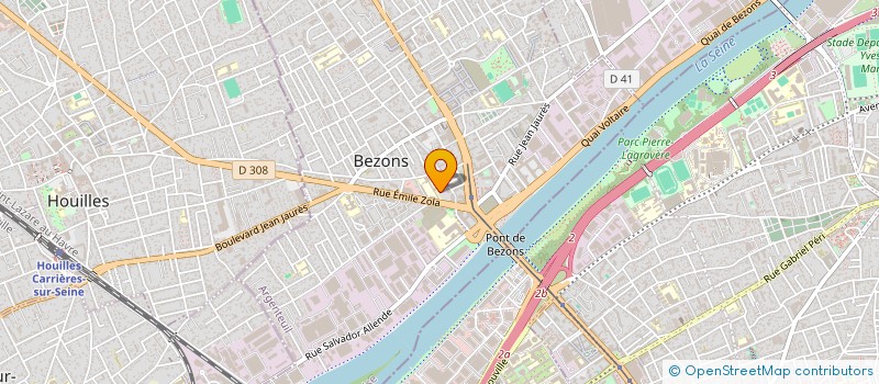 localisation de l'entreprise MONSIEUR ALEXANDRE NUNES à BEZONS