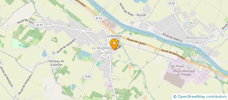 localisation de l'entreprise MONSIEUR ALEXANDRE OBSCUR  LA MAGDELAINE-SUR-TARN