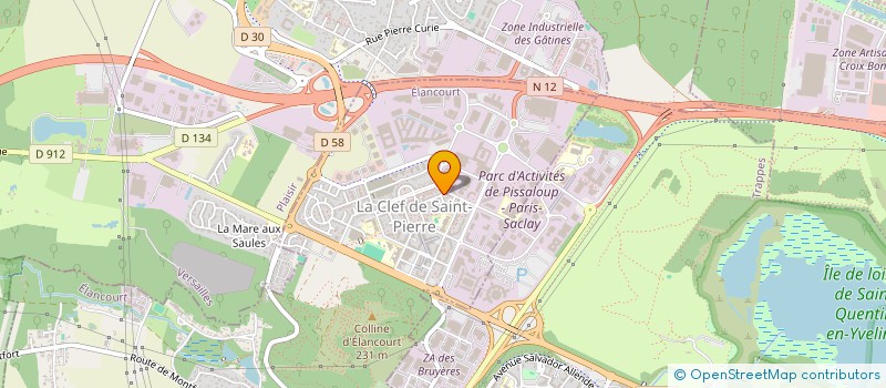 localisation de l'entreprise MONSIEUR ALEXANDRE ODE  ELANCOURT