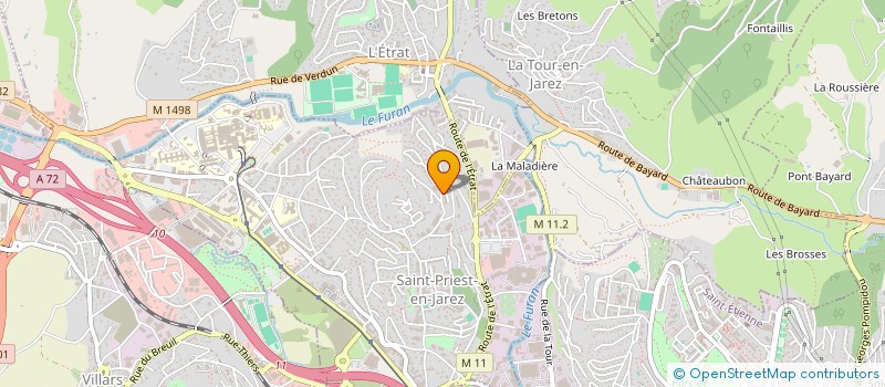 localisation de l'entreprise MONSIEUR ALEXANDRE OGONOWSKI  SAINT-PRIEST-EN-JAREZ