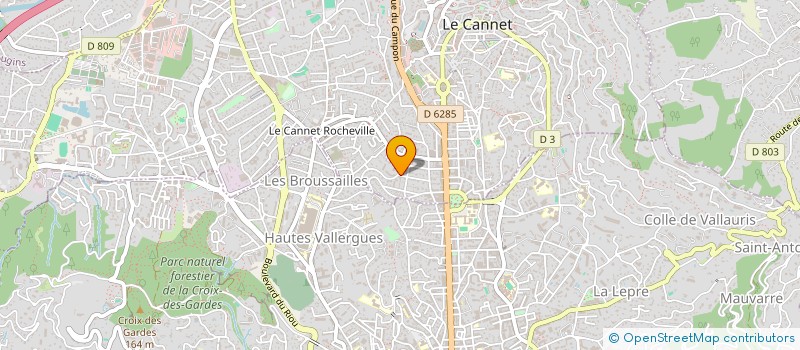 localisation de l'entreprise MONSIEUR ALEXANDRE OGUET à LE CANNET