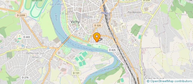 localisation de l'entreprise MONSIEUR ALEXANDRE OLIVIER à VICHY