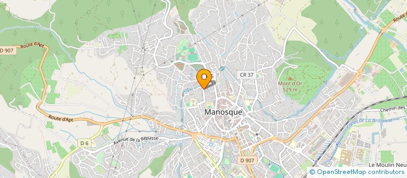 localisation de l'entreprise MONSIEUR ALEXANDRE OLLIVIER à MANOSQUE