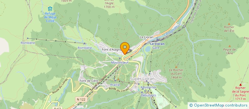 localisation de l'entreprise MONSIEUR ALEXANDRE OLLIVIER à LAVEISSIERE