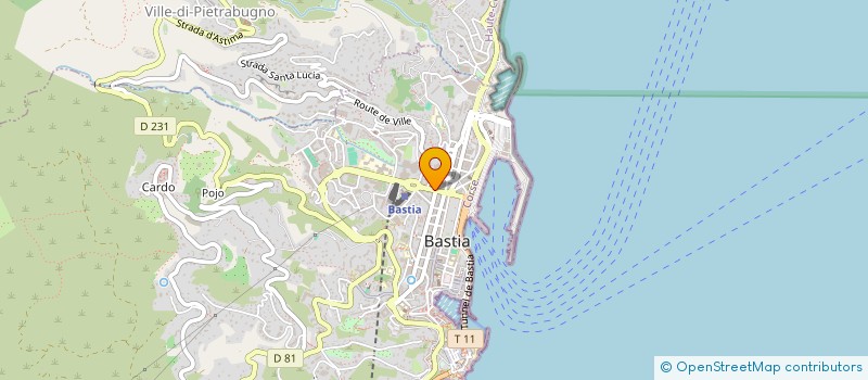 localisation de l'entreprise MONSIEUR ALEXANDRE OLMETA à BASTIA