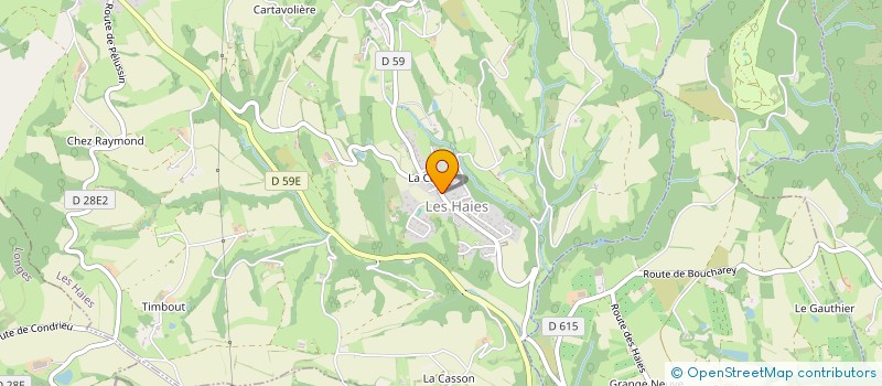 localisation de l'entreprise MONSIEUR ALEXANDRE ORIOL  LES HAIES